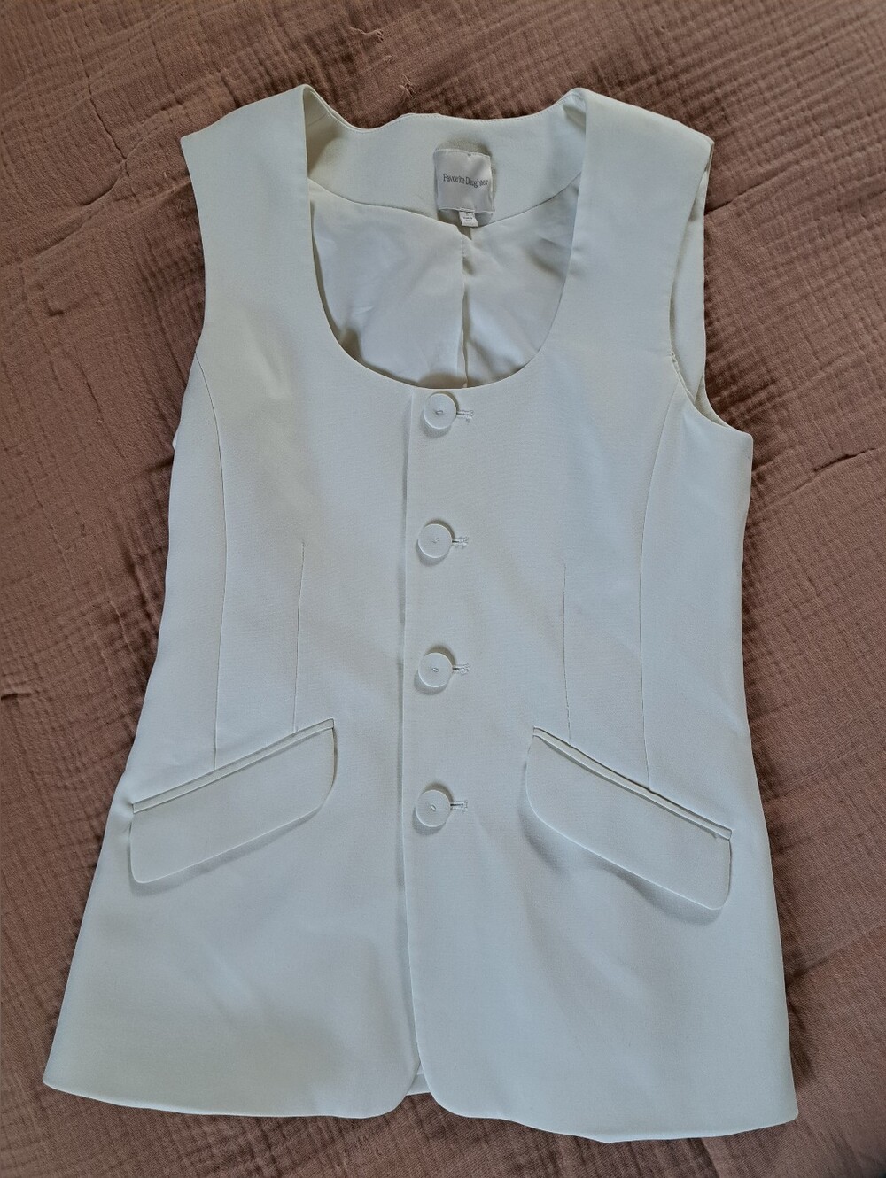 Favorite Daughter Ivory THE DIANA VEST. - Picture 5 of 10